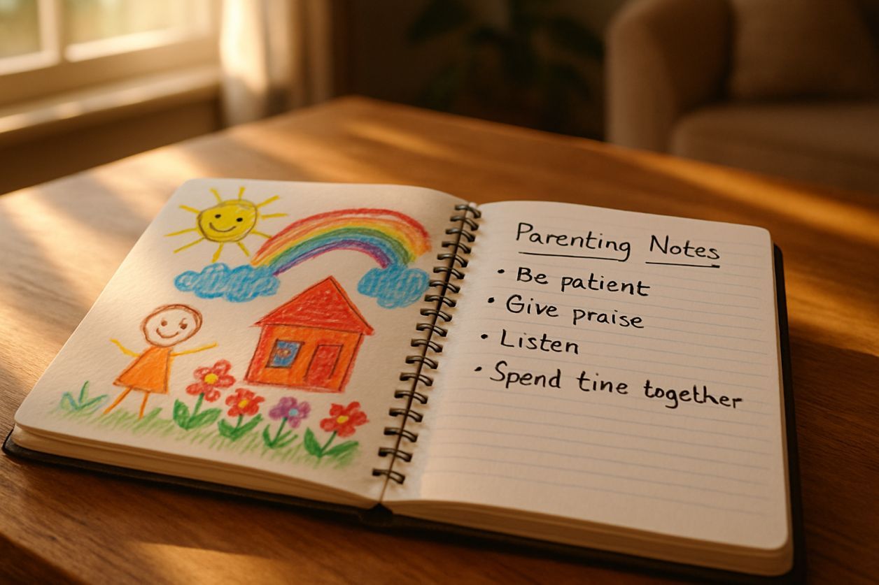 Carnet parent-enfant : écrire à deux mains