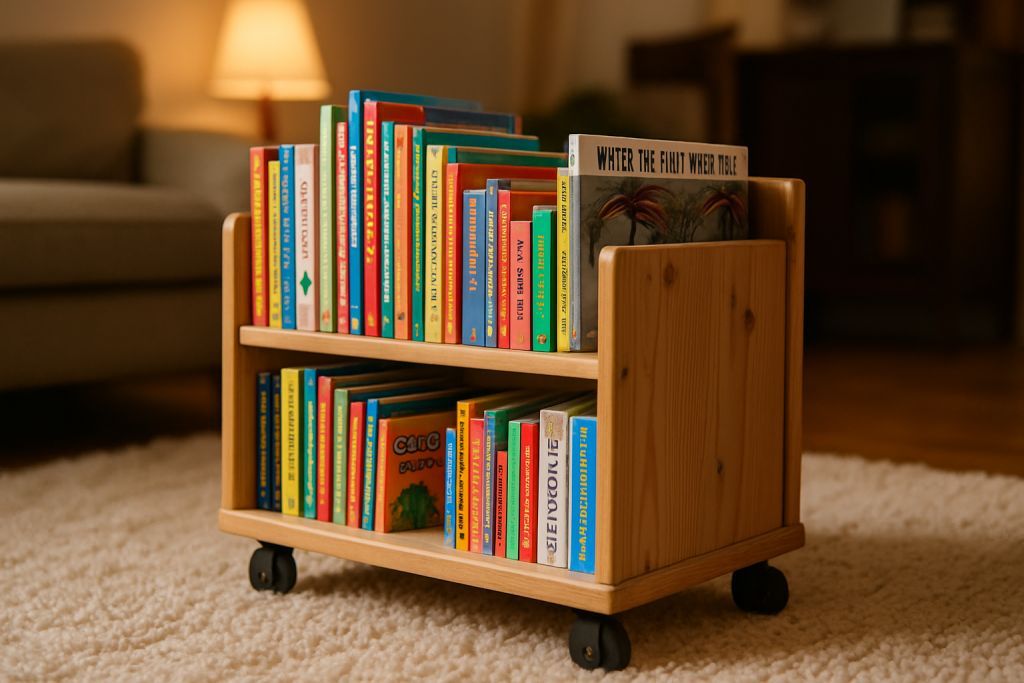 Mini-bibliothèque maison pour bébé facile