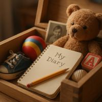 Créer une boîte à souvenirs d’enfant