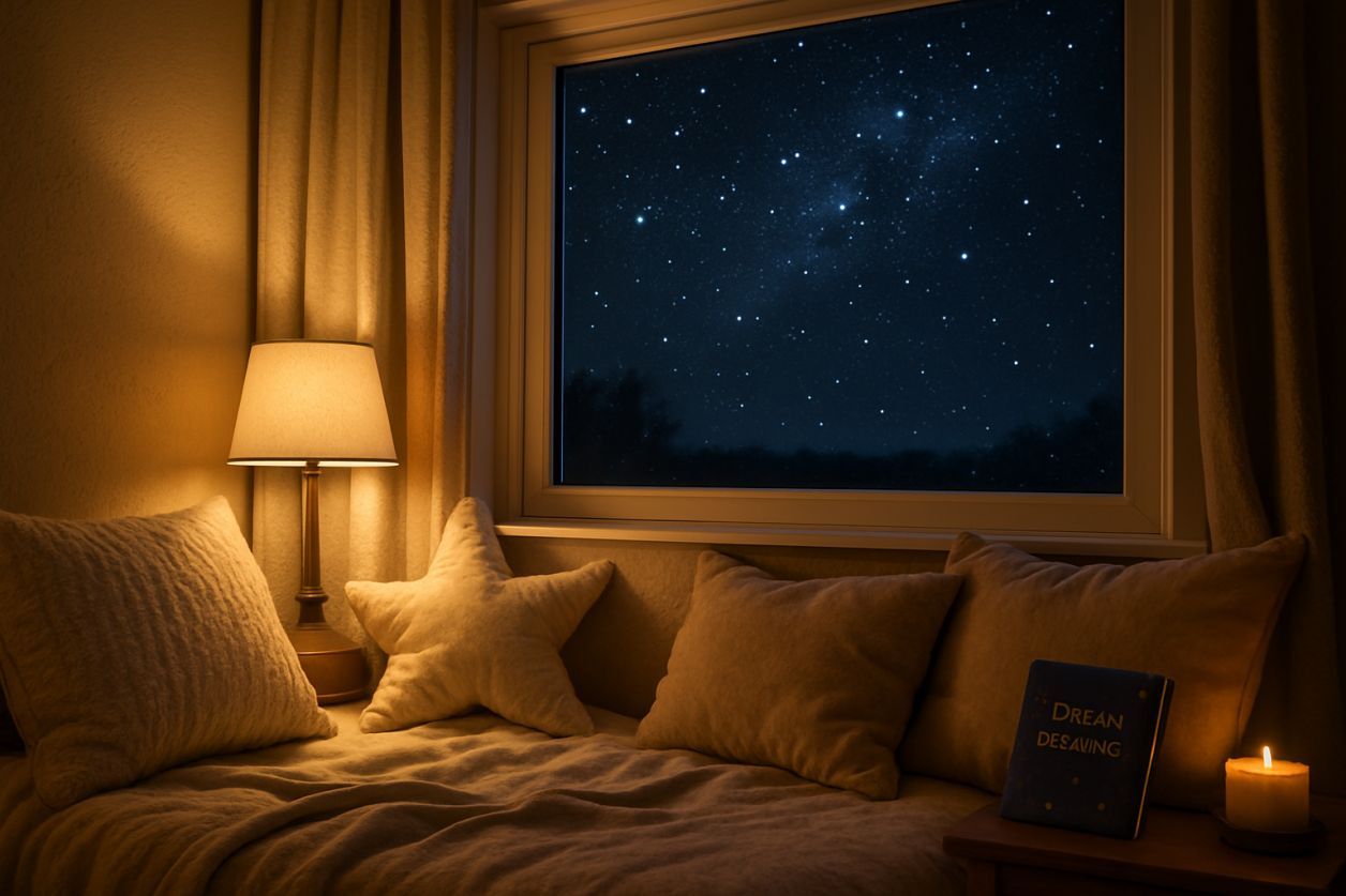 Coin étoilé pour enfant + journal de rêves