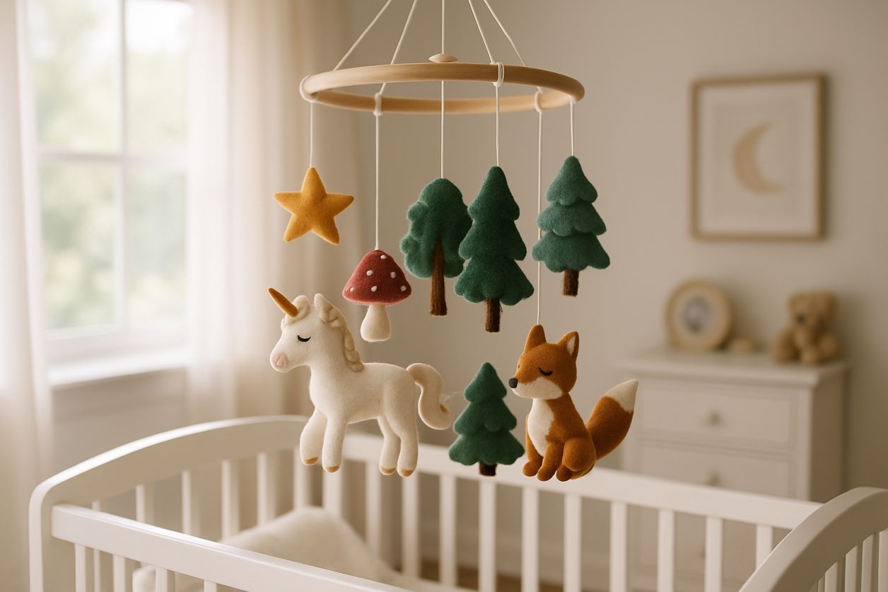 Mobile bébé DIY inspiré d’un conte magique