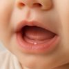 Point blanc sur la gencive de bébé : normal ?